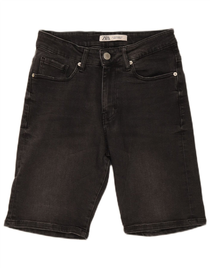 Ανδρικό τζιν σορτς ZARA EU 38 Small W30 Γκρι