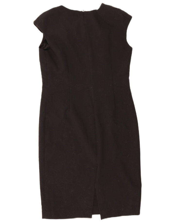 Zara Γυναικείο φόρεμα με θήκη UK 18 XL Μαύρο πολυεστέρα