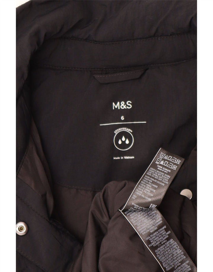 Marks & Spencer Γυναικείο Υπερμεγέθη καπιτονέ παλτό UK 6 XS Μαύρο