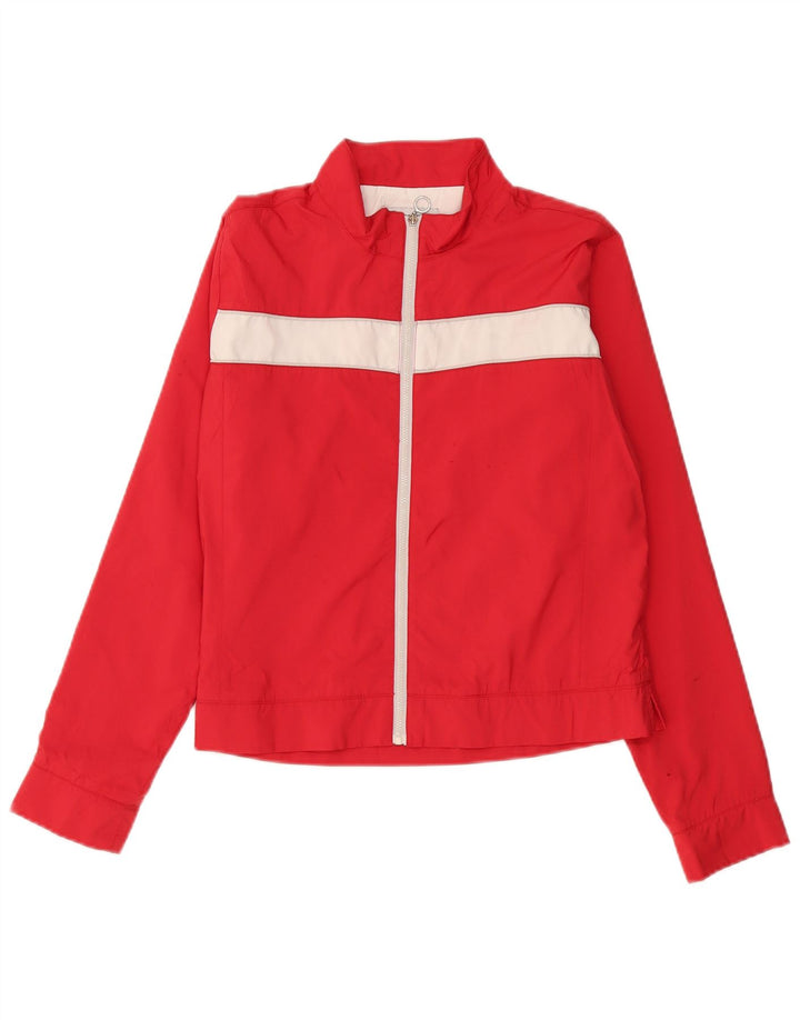 Γυναικεία αθλητική φόρμα CHAMPION Top Jacket UK 16 Large Red Colourblock