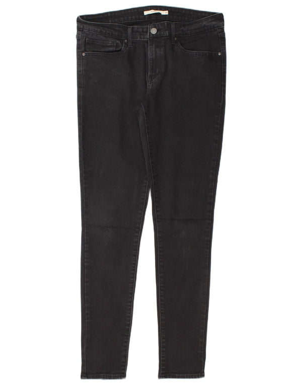 Γυναικείο Levi's 711 Skinny Jeans W30 L30 Μαύρο βαμβακερό