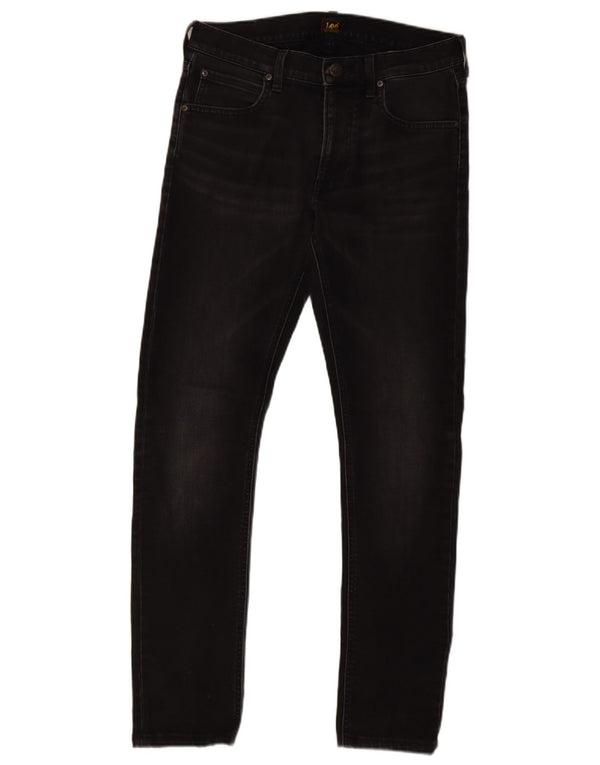 Lee Mens Luke Slim Jeans W31 L31 Μαύρο βαμβακερό