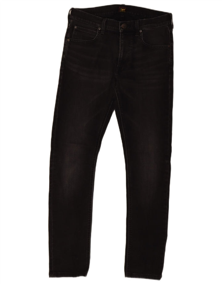 Lee Mens Luke Slim Jeans W31 L31 Μαύρο βαμβακερό
