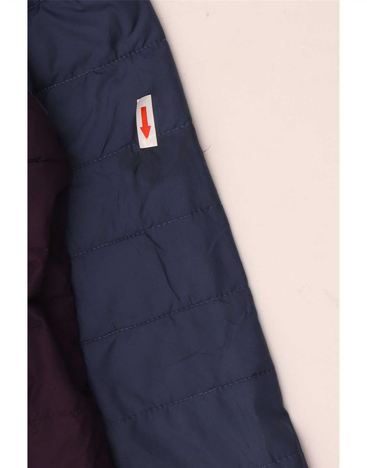 Columbia Ανδρικό μπουφάν με κουκούλα UK 36 Small Blue Colorblock Πολυεστέρας