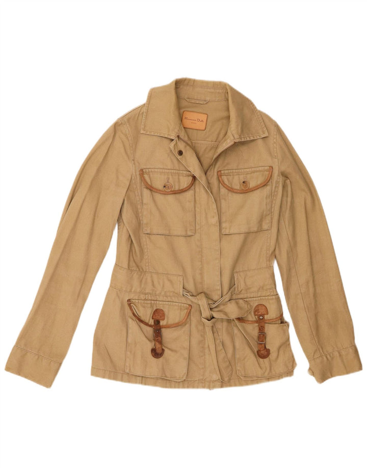 Massimo Dutti Γυναικείο Utility Μπουφάν EU 36 XS Χακί Λευκά είδη