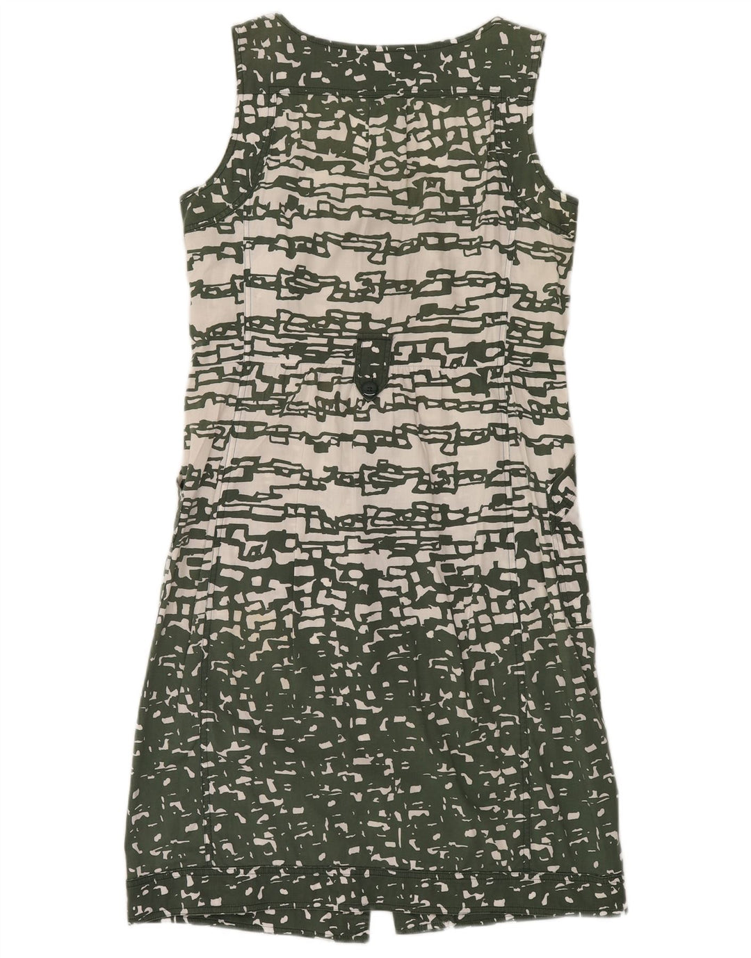 Γυναικείο Αμάνικο Πουκάμισο MARELLA UK 12 Μεσαίο πράσινο γεωμετρικό