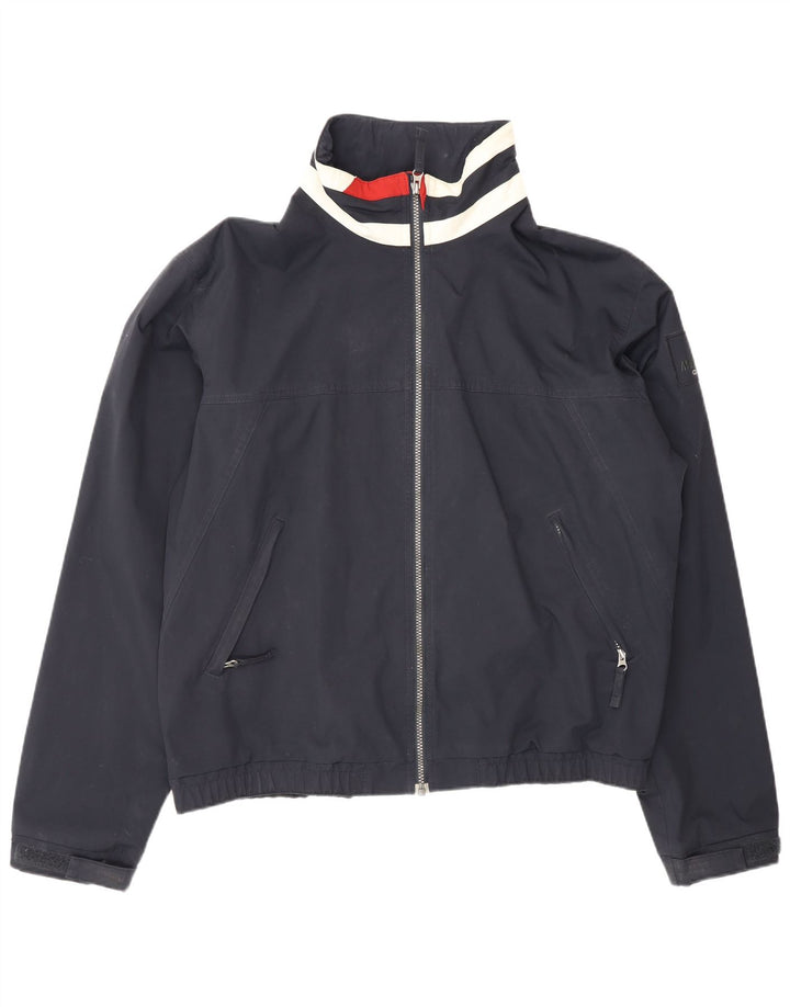 Murphy & Nye Mens Sailmakers Bomber Jacket UK 44 2XL Navy Blue Colorblock