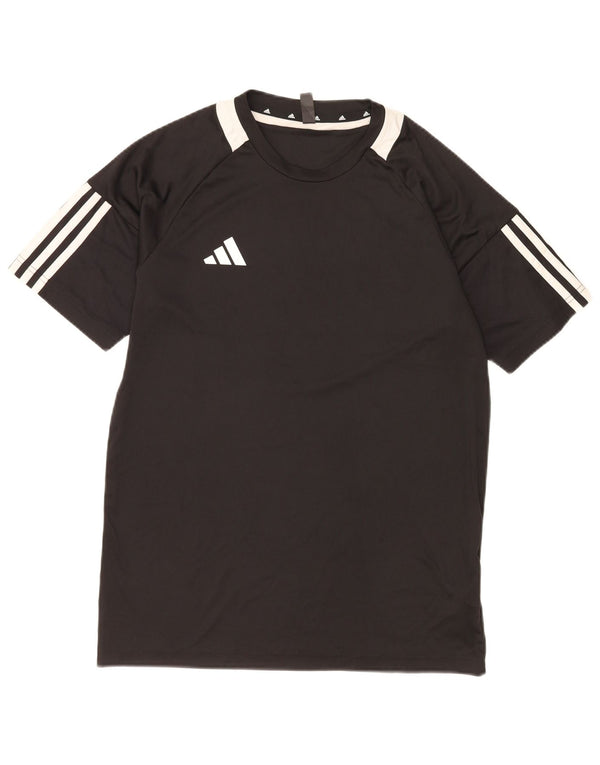 Adidas Ανδρικό T-Shirt Aeroready Top Small Black Colourblock Πολυεστέρας