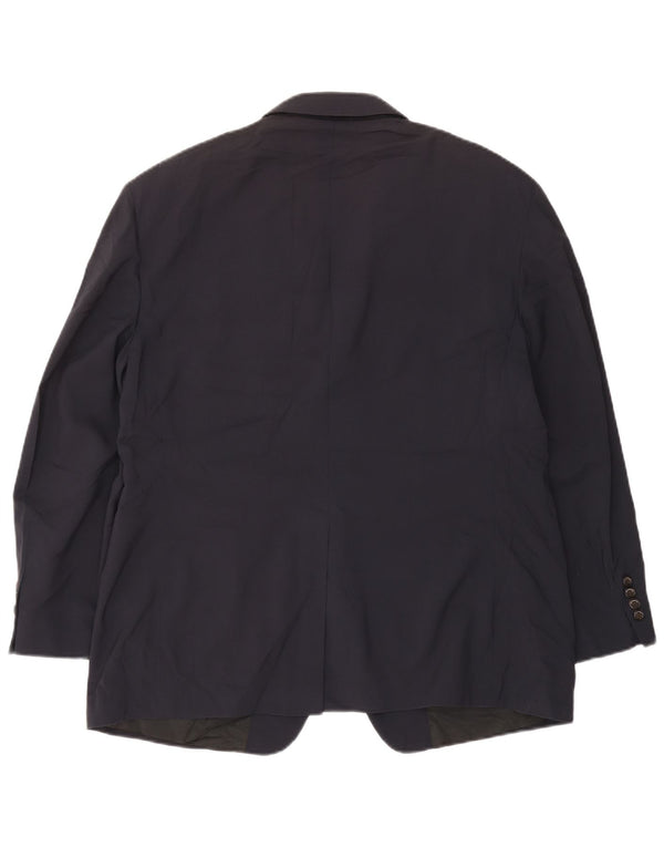 Brooks Brothers Ανδρικό μπλέιζερ με 2 κουμπιά μπουφάν UK 40 Large Navy Blue Wool
