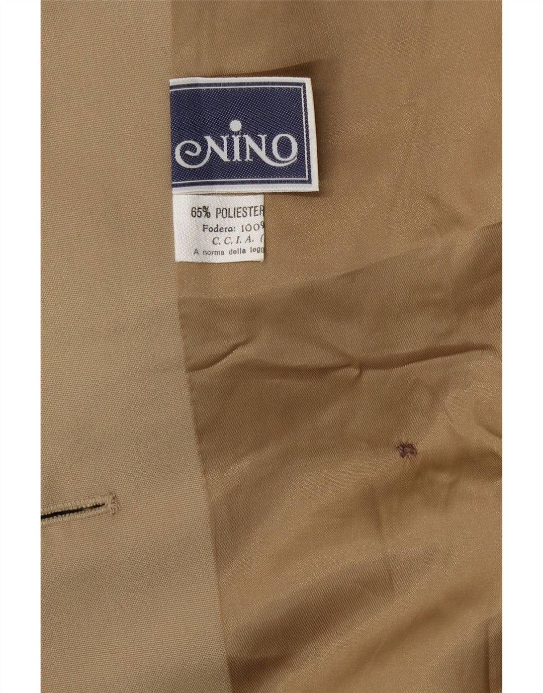 NINO Ανδρική καμπαρντίνα UK 38 Medium Beige Polyester