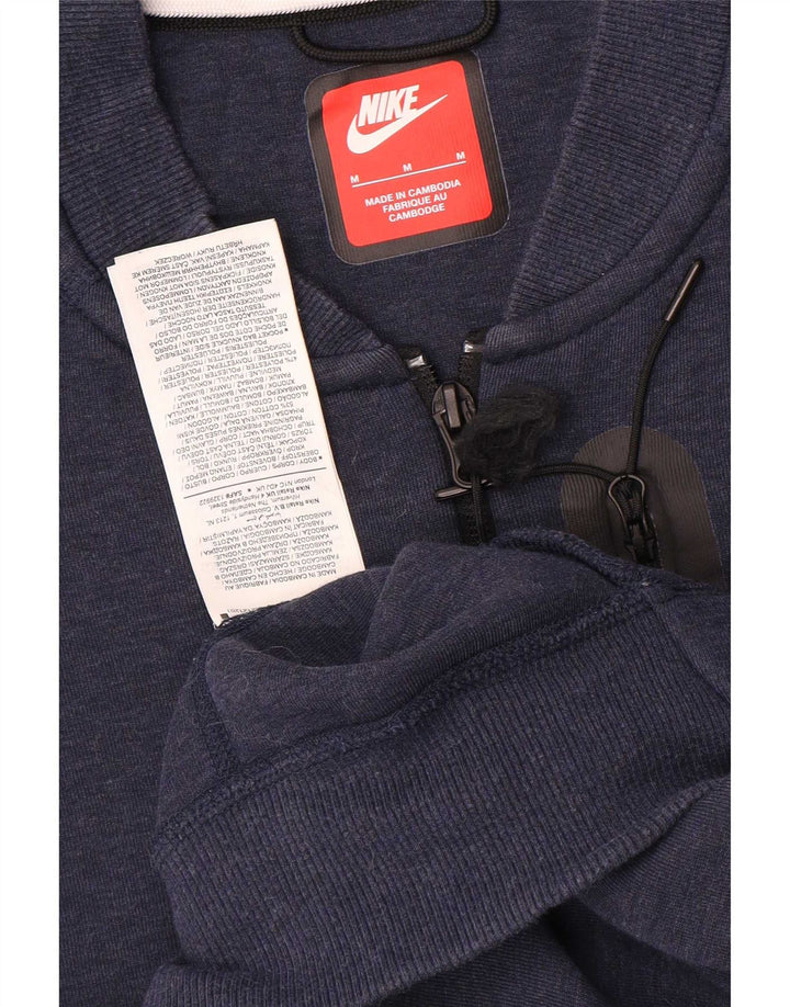 Ανδρική αθλητική φόρμα Nike Μπουφάν μεσαίου μπλε από βαμβάκι