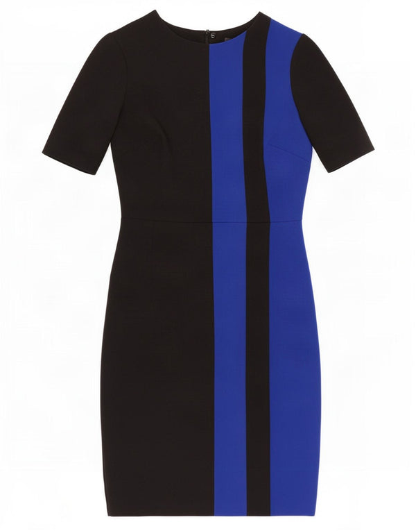 Γυναικείο φόρεμα με θήκη Marks & Spencer UK 8 Small Black Colourblock Polyester