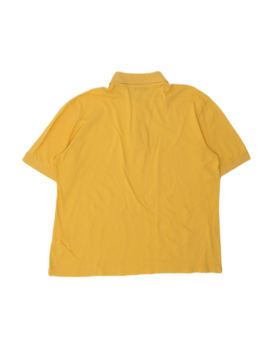 SERGIO TACCHINI Mens Polo Shirt IT 50 Medium Yellow Cotton