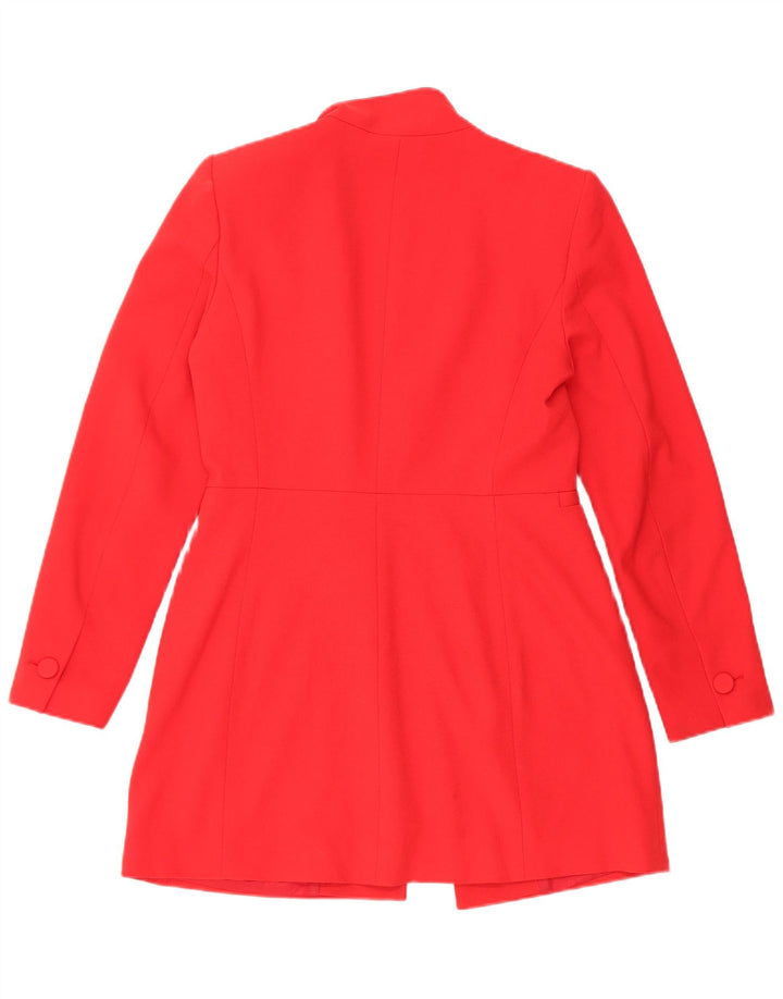 Zara Γυναικείο Σακάκι Μπλέιζερ UK 14 Medium Red Polyester