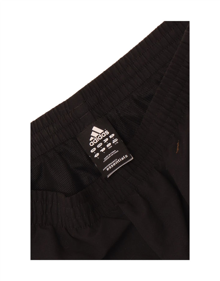 Ανδρικό σορτς Adidas Climalite Sport μεγάλο μαύρο πολυεστέρα