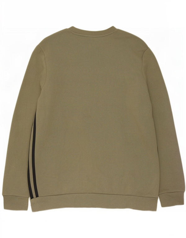 Ανδρικό φούτερ Adidas Jumper Μεγάλο Χακί Βαμβακερό