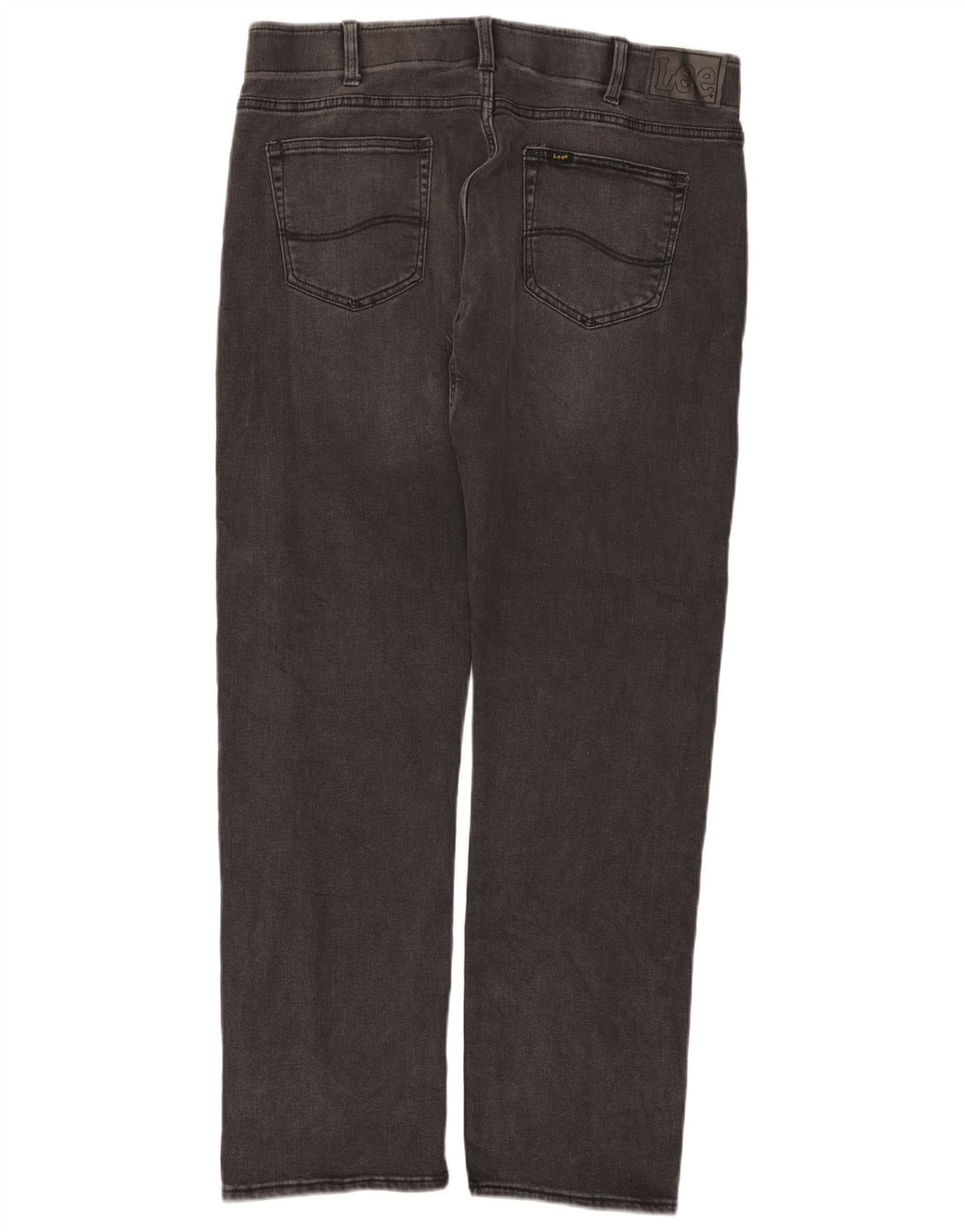 Lee Mens Slim Fit Straight Jeans W36 L32 Γκρι βαμβακερό