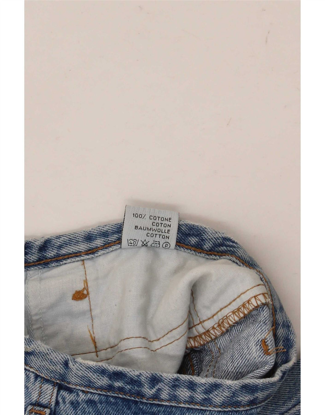 Vintage Γυναικείο Tapered Jeans Medium W28 L29 Μπλε βαμβακερό