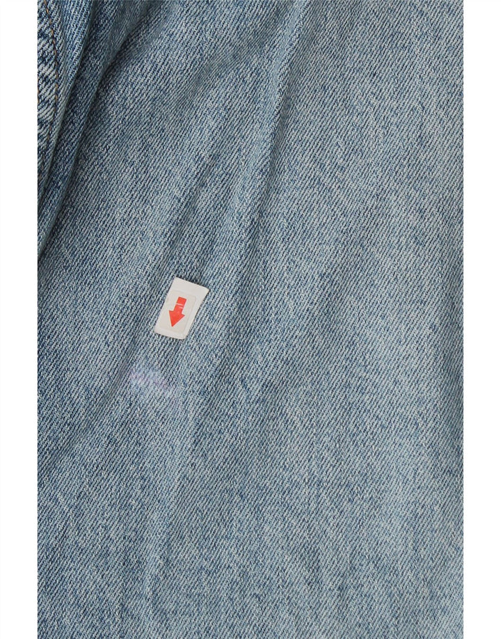 Marks & Spencer Γυναικεία φαρδιά τζιν UK 12 Medium W30 L30 Blue