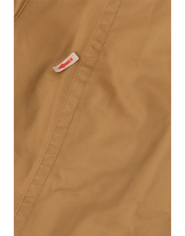 Calvin Klein Jeans Γυναικείο Utility Μπουφάν UK 14 Μεγάλο Μπεζ βαμβακερό