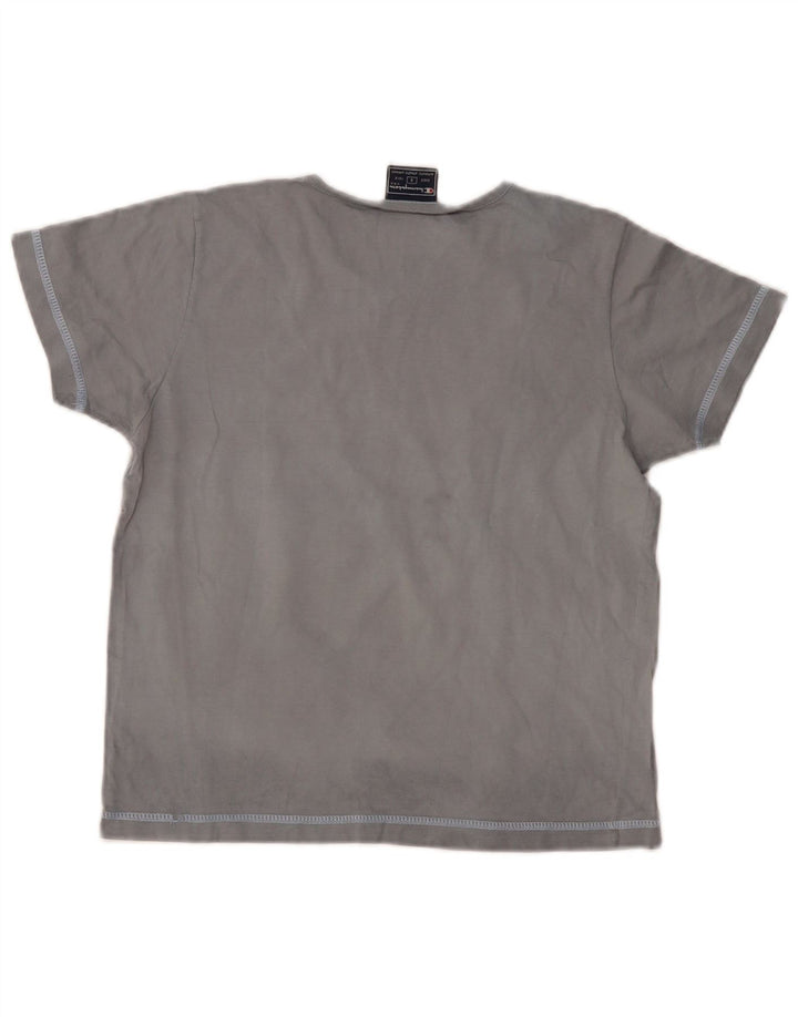 Γυναικείο γραφικό μπλουζάκι CHAMPION UK 10 Small Navy Blue από βαμβάκι