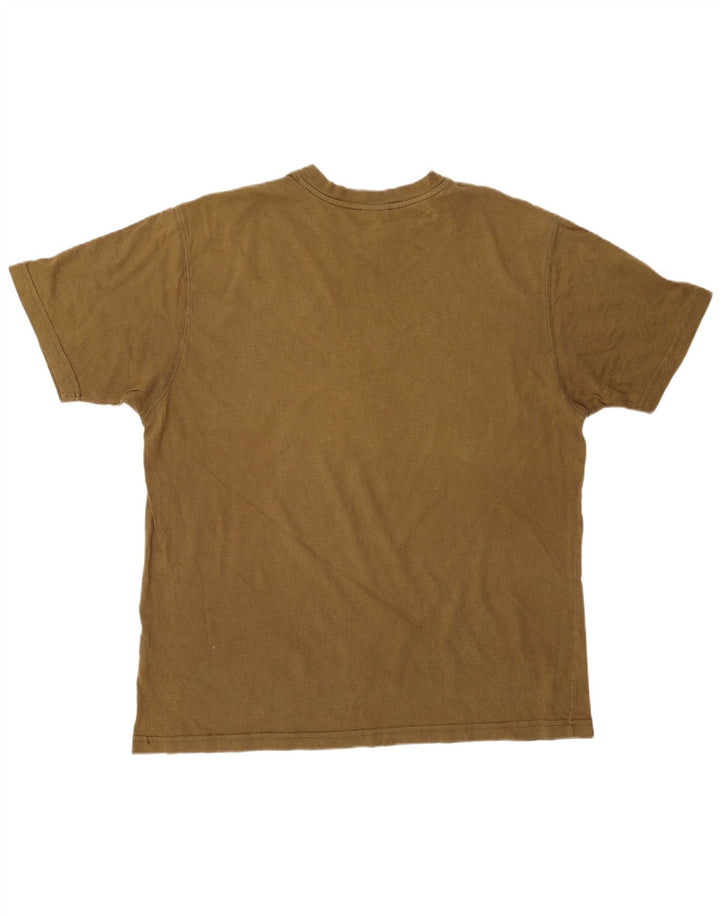TIMBERLAND Ανδρικό T-Shirt Top μεγάλο χακί βαμβακερό