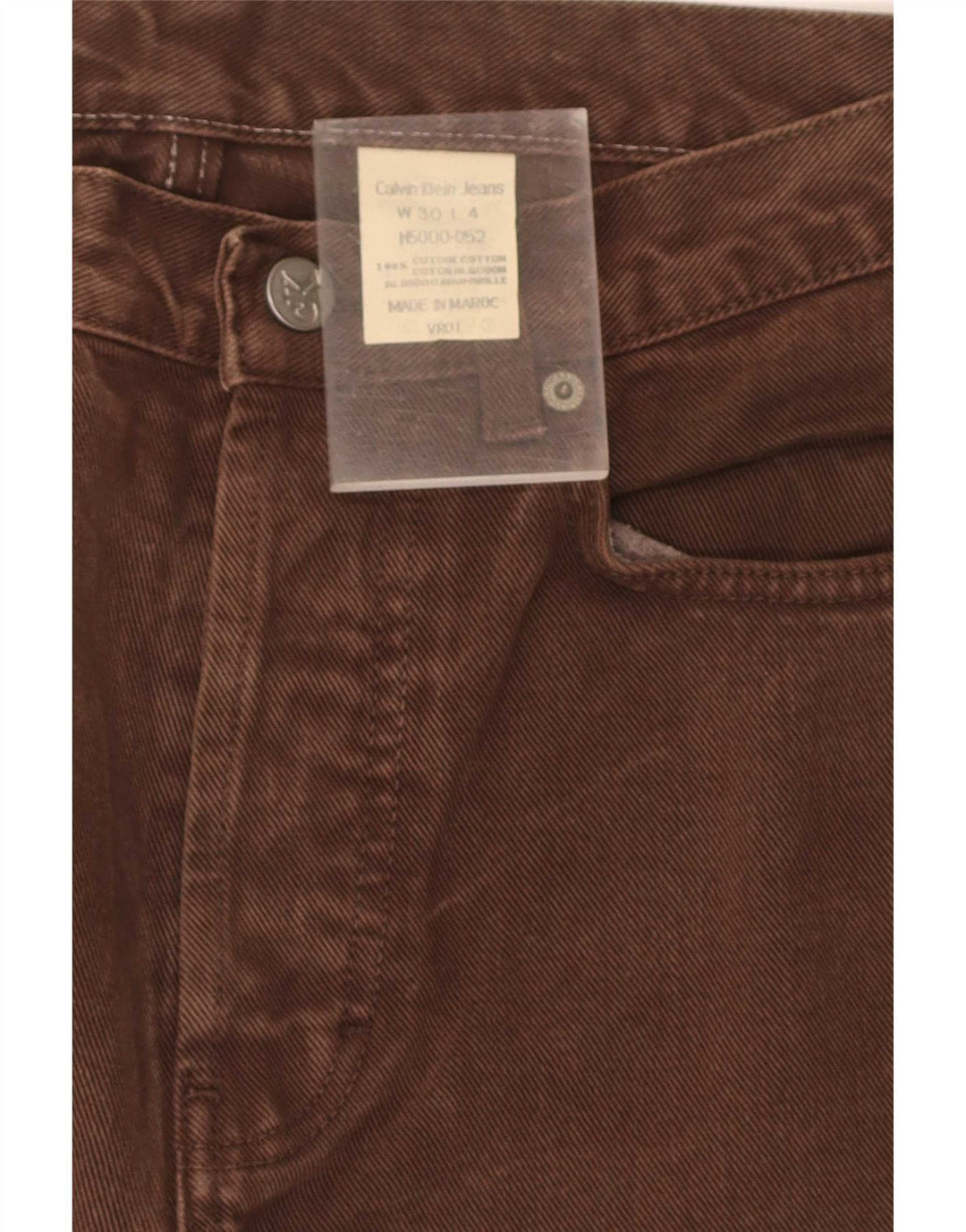 Ανδρικό τζιν ίσιο Calvin Klein W30 L31 Καφέ βαμβακερό