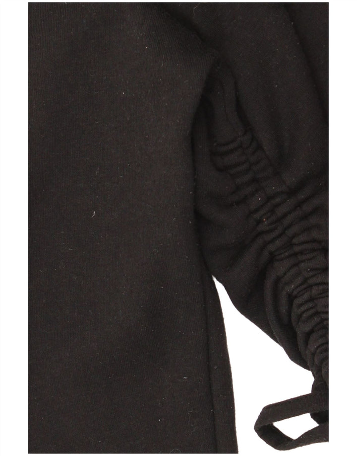 Zara Γυναικεία Φούτερ Jumper UK 10 Small Black Polyester
