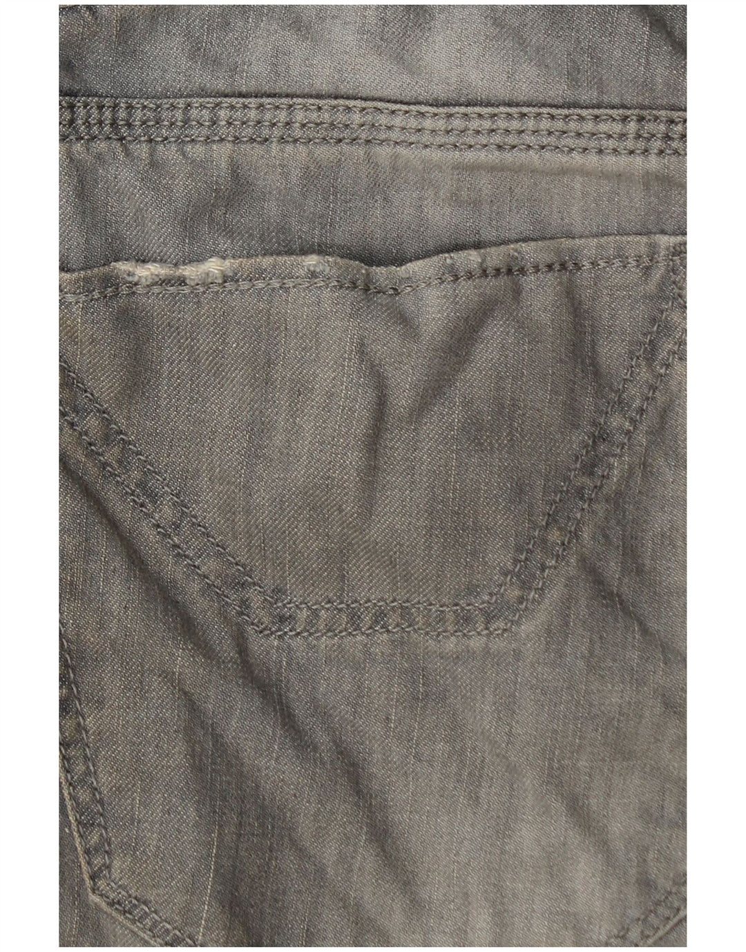 Jeckerson Γυναικείο Slim Jeans W33 L29 Γκρι βαμβακερό