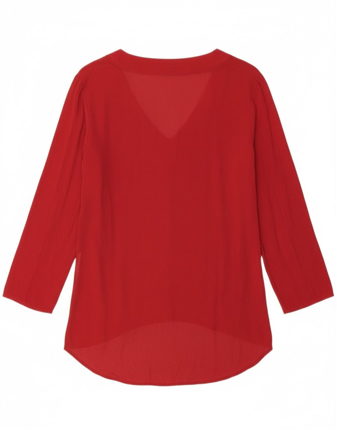 Zara Γυναικείο Μακρυμάνικο Τοπ UK 14 Medium Red