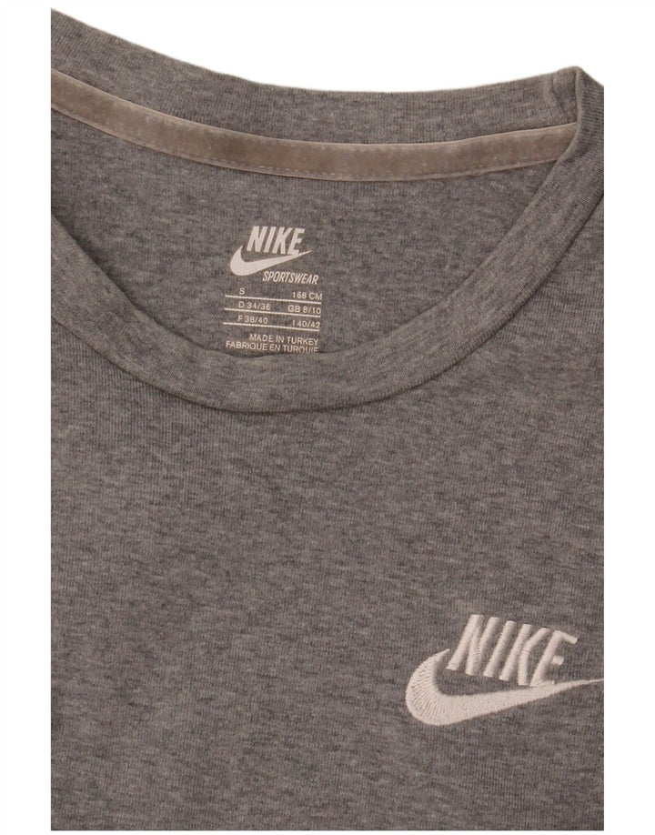 Γυναικείο T-Shirt Nike Top UK 8/10 Small Grey