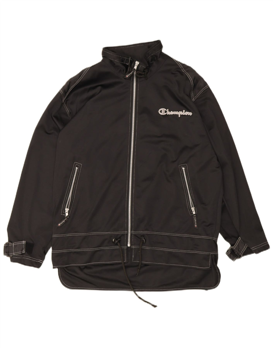 Ανδρική φόρμα Champion Graphic Top Jacket Μεσαίο Μαύρο Πολυεστέρα