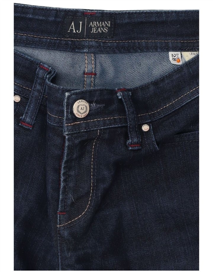 Γυναικείο ίσιο τζιν ARMANI W28 L32 Navy Blue