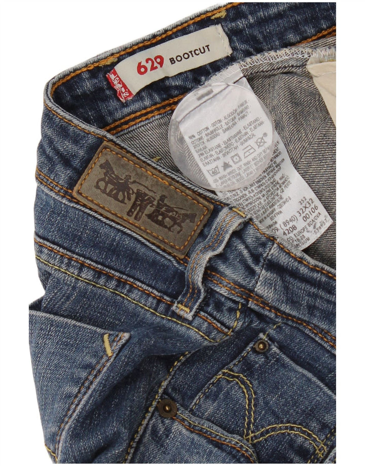 Levi's Womens 629 Bootcut Jeans W32 L32 Μπλε βαμβακερό