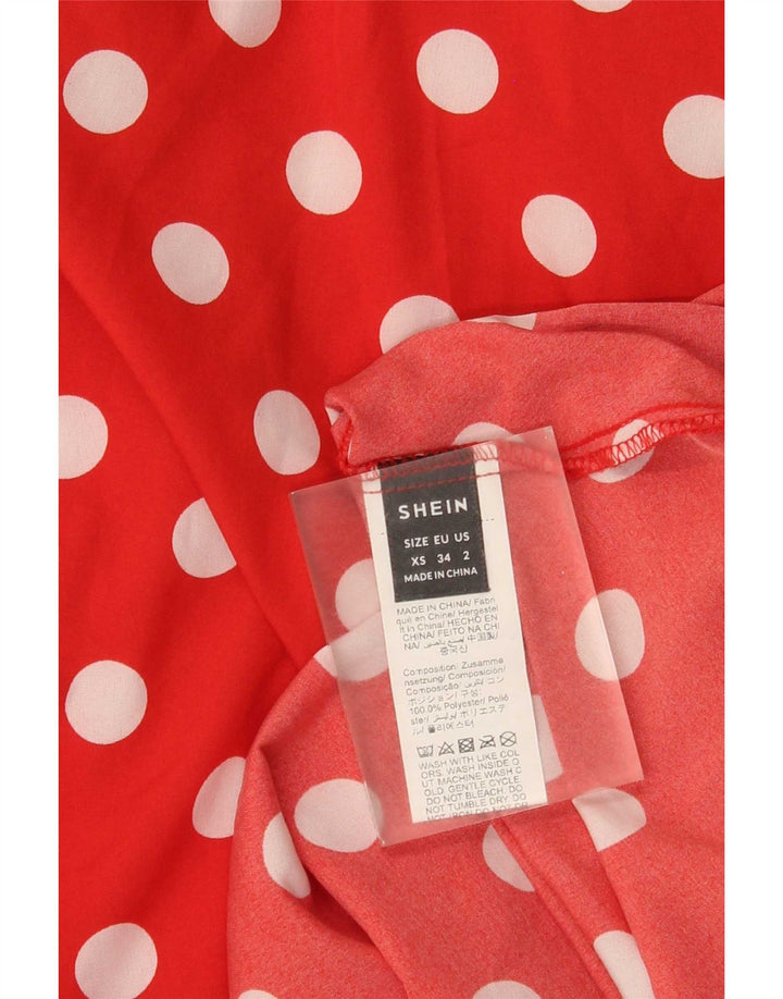 Γυναικεία φούστα Shein XS W24 Red Pot Polyester