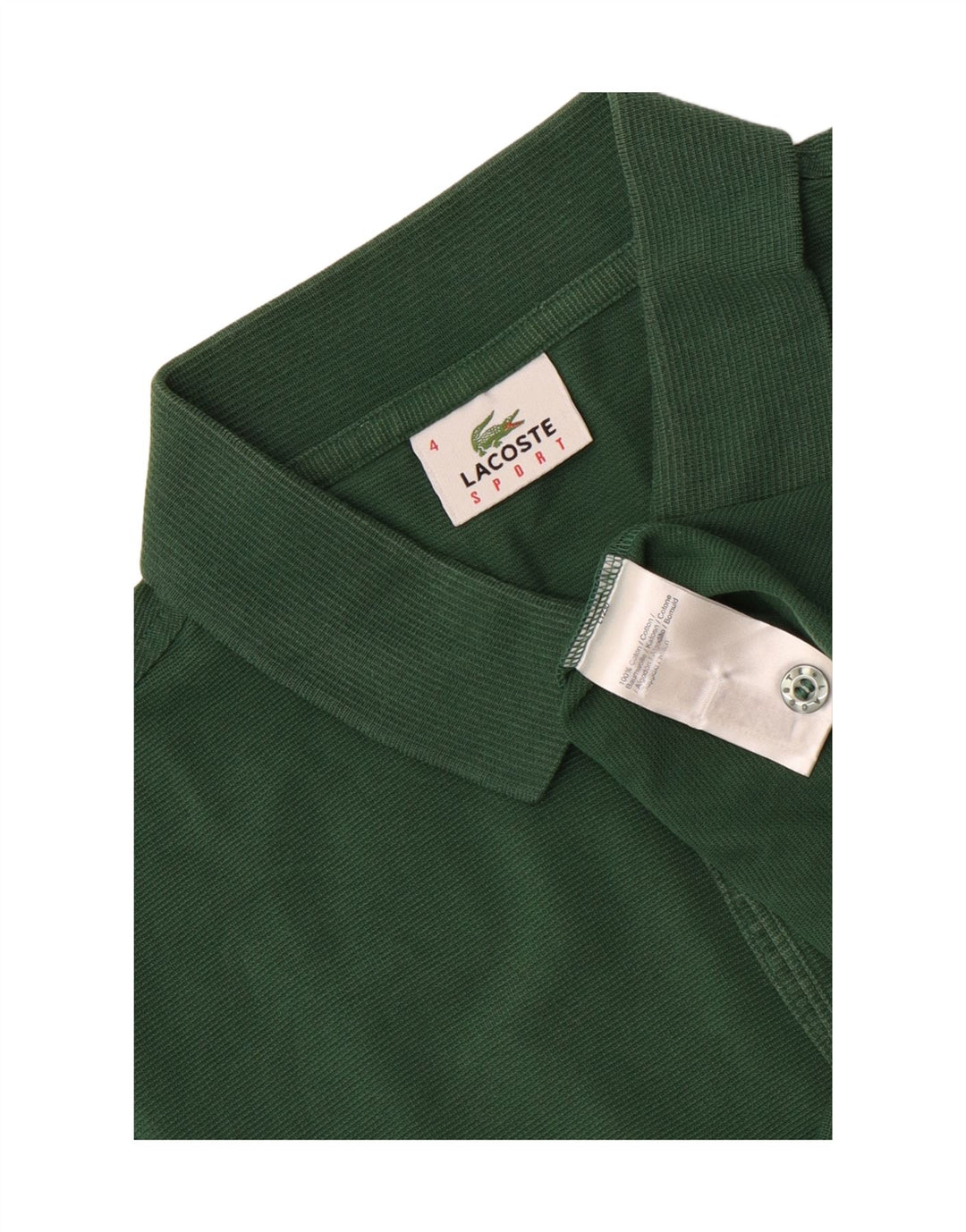Ανδρικό μπλουζάκι πόλο Lacoste, Μέγεθος 4, Μεσαίο πράσινο βαμβακερό