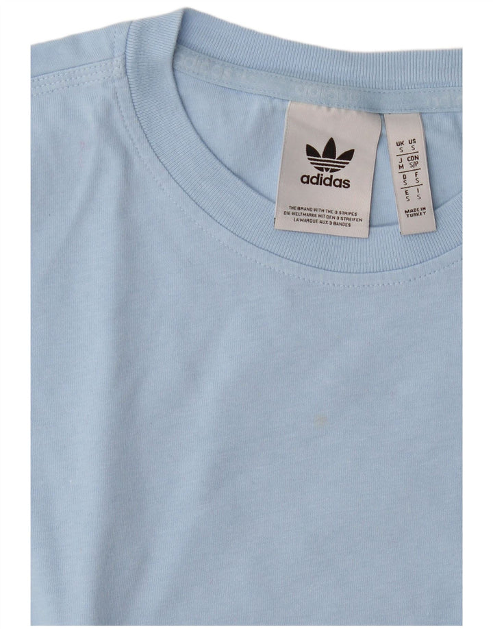 Ανδρικό γραφικό T-Shirt Adidas Top Small Blue