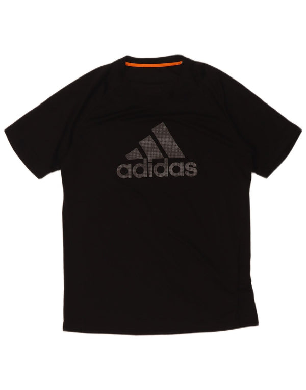 Ανδρικό γραφικό T-Shirt Adidas Top Medium Μαύρο Πολυεστέρας