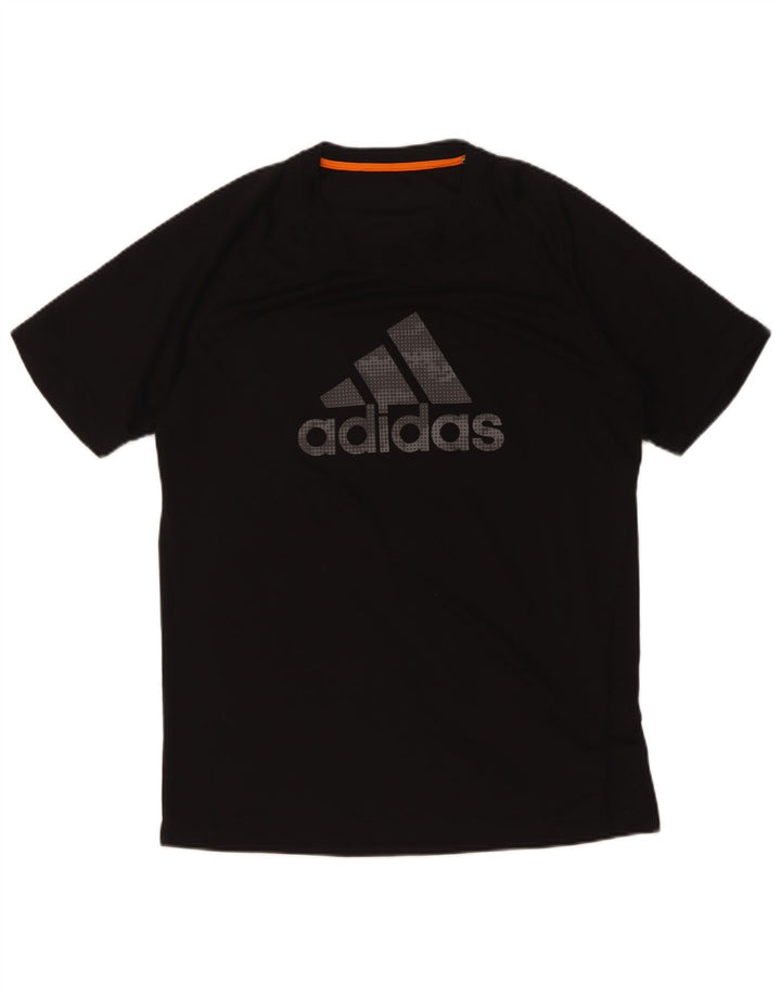 Ανδρικό γραφικό T-Shirt Adidas Top Medium Μαύρο Πολυεστέρας