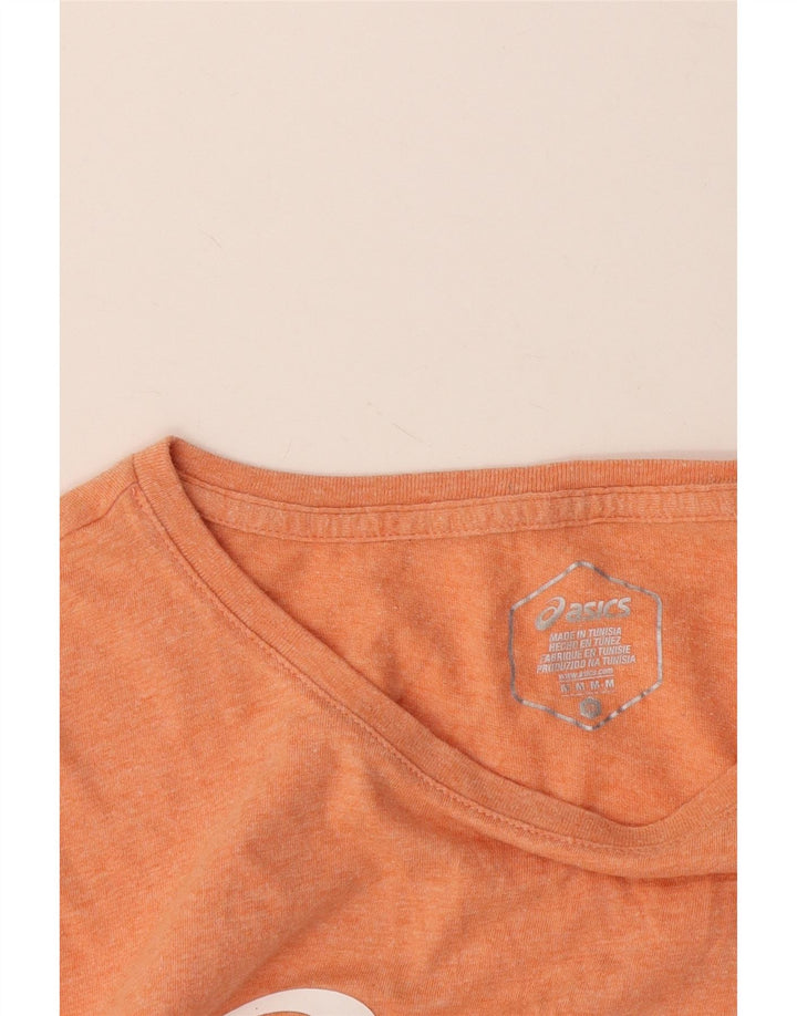 Γυναικείο γραφικό μπλουζάκι Asics Top UK 12 Medium Orange
