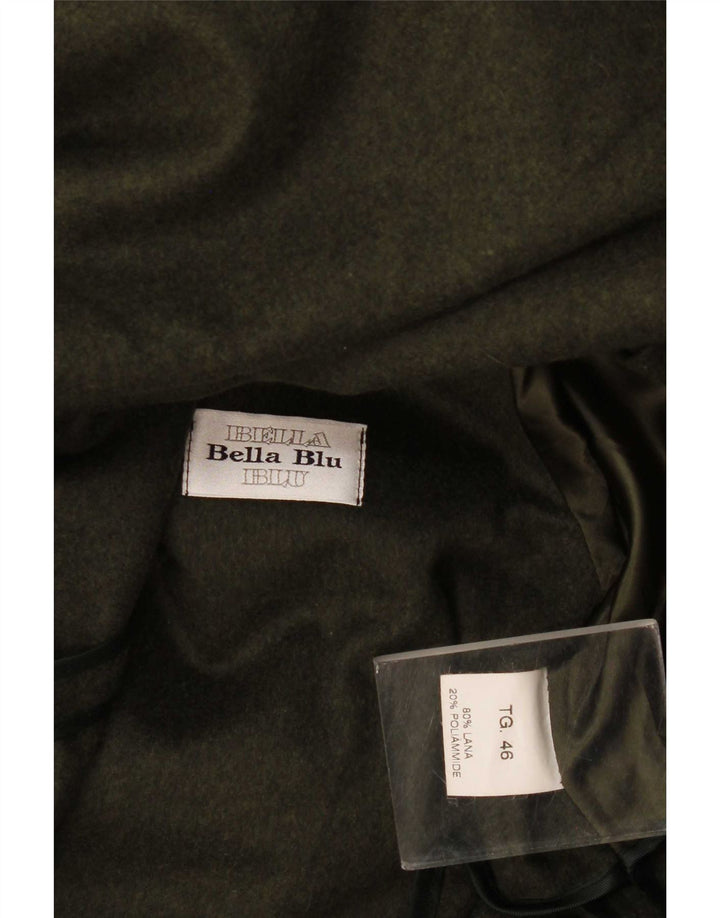 Bella Blu Γυναικείο Πανωφόρι IT 46 Large Khaki Wool