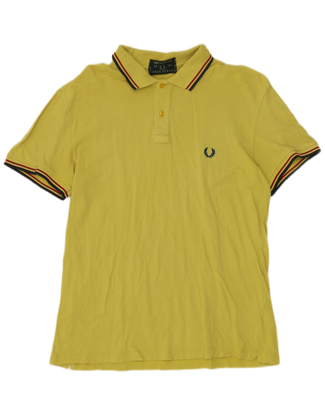 FRED PERRY Ανδρικό πουκάμισο πόλο μεγάλο κίτρινο βαμβακερό