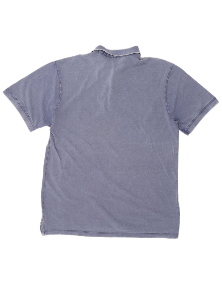 Ανδρικό πουκάμισο Polo Gas, μεσαίο μπλε βαμβακερό