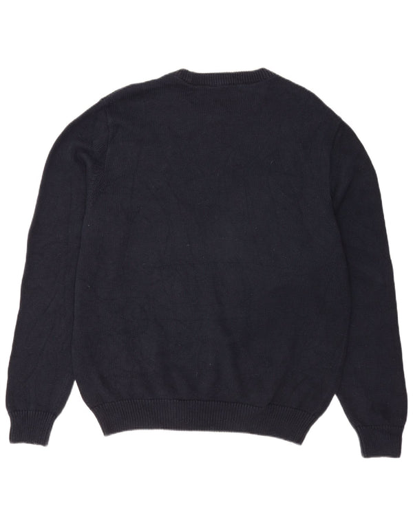 Ανδρικό πουλόβερ Chaps Boat Neck Jumper XL Navy Blue Cotton