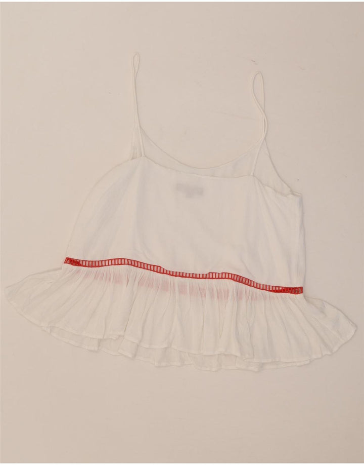 Tommy Hilfiger Γυναικεία Cami Top US 8 Μεσαίο Λευκό ριγέ