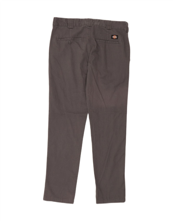 DICKIES Ανδρικό παντελόνι Chino Slim Fit W32 L32 Γκρι Πολυεστέρας