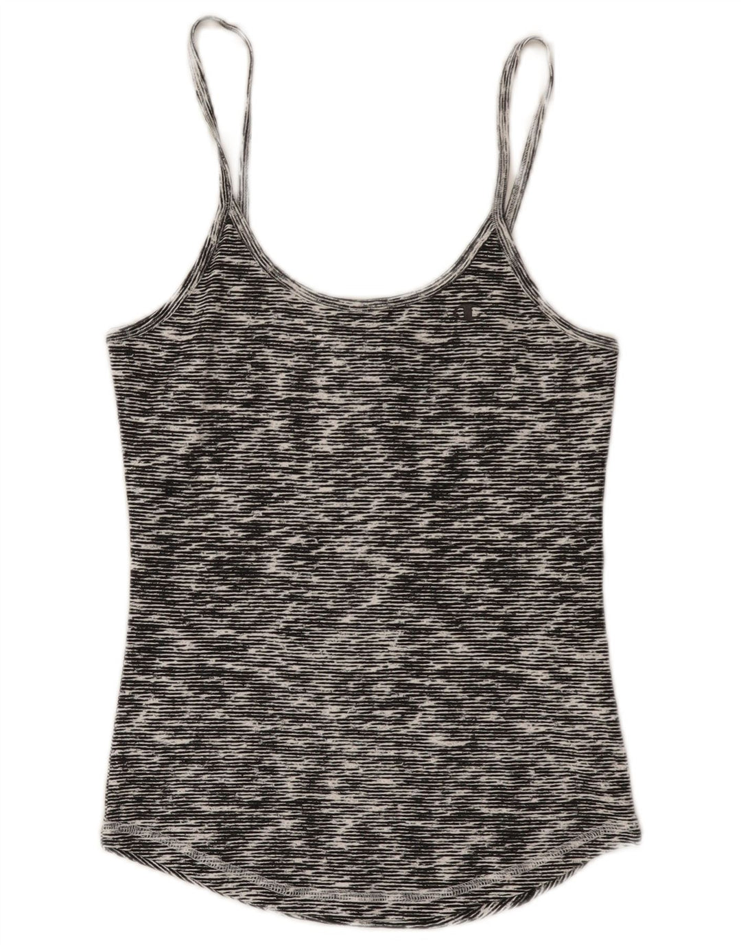 Champion Womens Cami Top UK 12 Medium Grey Flecked Cotton