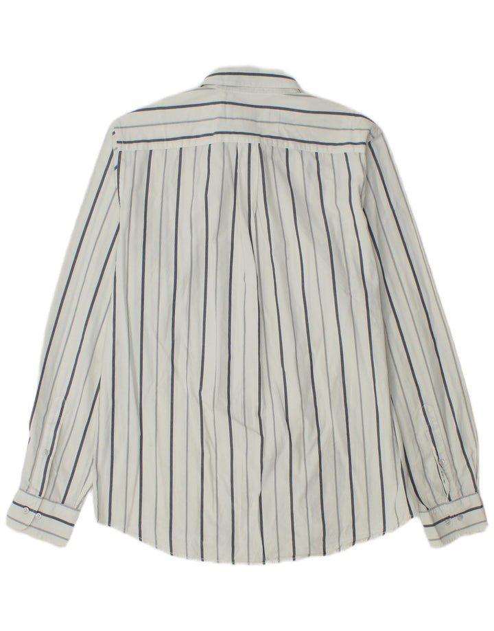 Murphy & Nye Mens Sailmakers Πουκάμισο Regular Fit XL Λευκό ριγέ