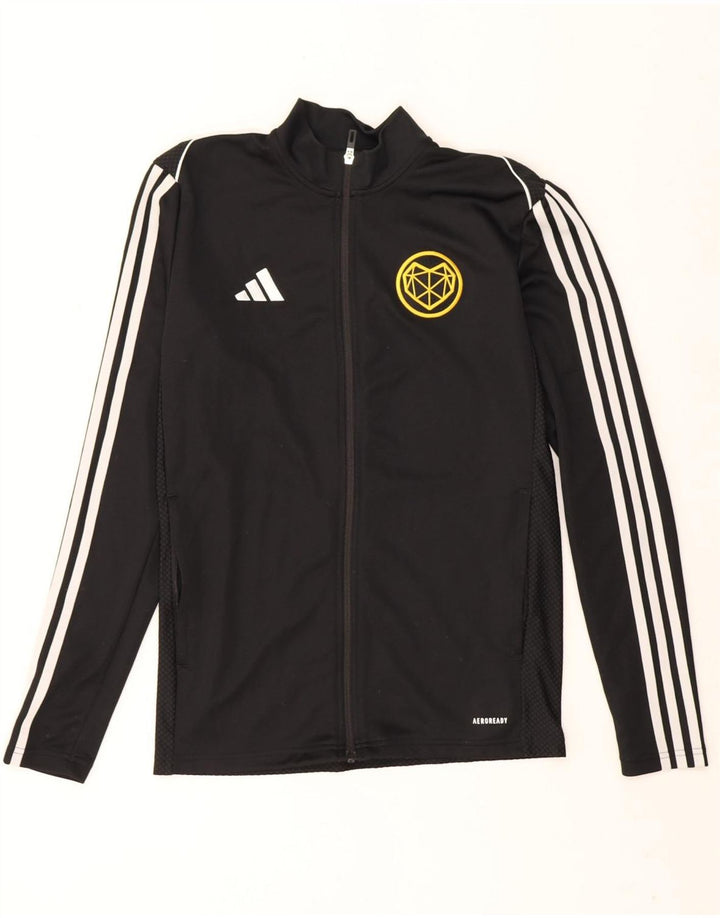 Adidas Ανδρική φόρμα Aeroready Slim Fit Top Jacket Μικρό μαύρο πολυεστέρα