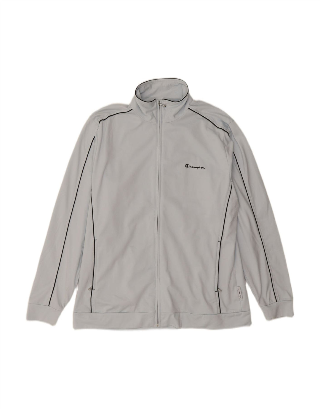 CHAMPION Womens Tracksuit Top Jacket UK 16 Large Blue